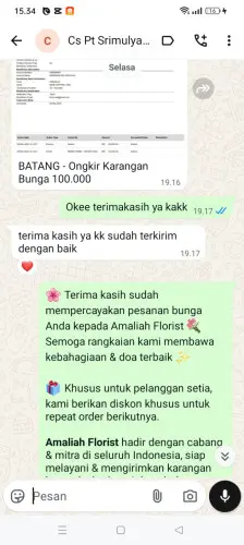 Testimonial Papan Bunga rancakole