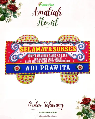 Karangan Bunga Ucapan Selamat rancakole