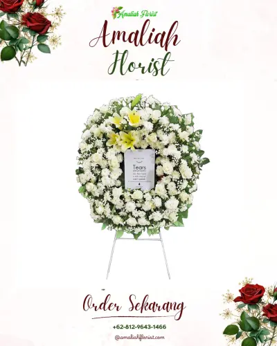 Krans Bunga Duka Cita rancakole